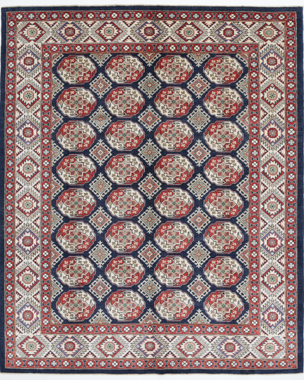 Hand Knotted Humna Wool Rug 8' 3" X 9' 9"