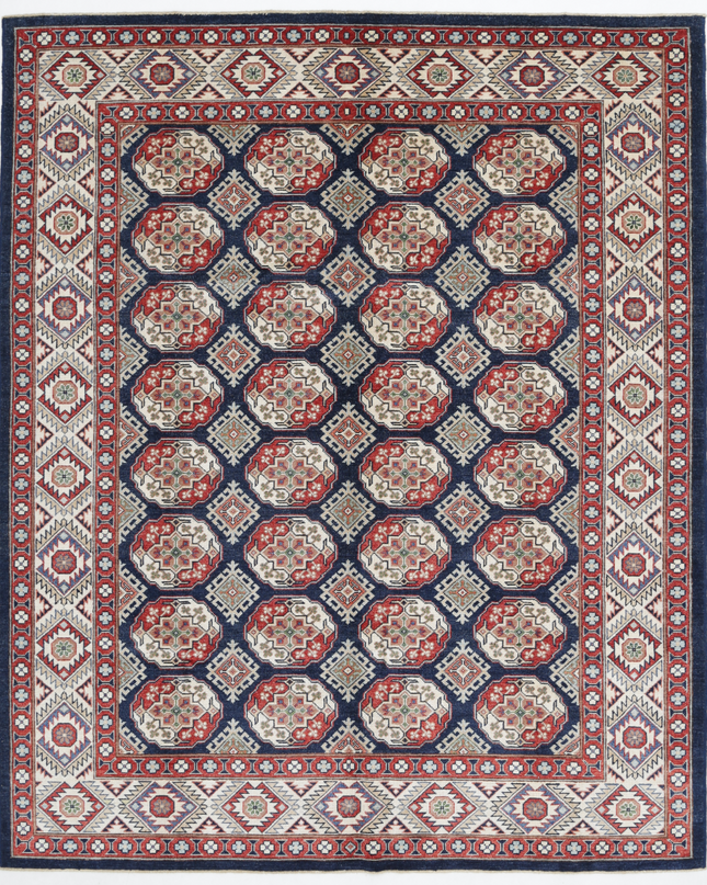 Hand Knotted Humna Wool Rug 8' 3" X 9' 9"