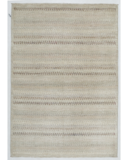 Hand Knotted Artemix Wool Rug 4' 0" X 5' 8"