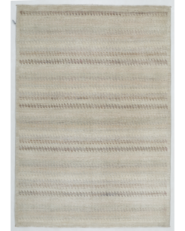 Hand Knotted Artemix Wool Rug 4' 0" X 5' 8"