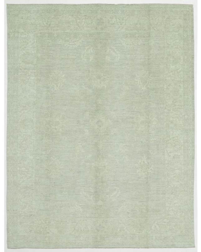 Hand Knotted Overdye Wool Rug 9' 0" X 11' 6"