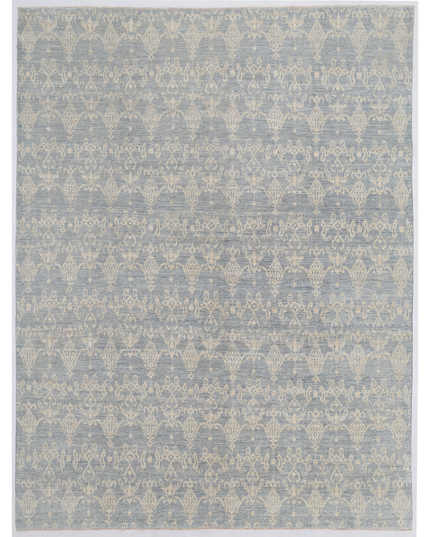 Hand Knotted Artemix Wool Rug 8' 10" X 11' 6"