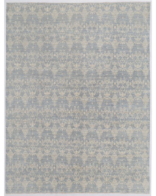 Hand Knotted Artemix Wool Rug 8' 10" X 11' 6"