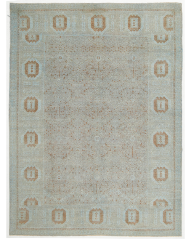 Hand Knotted Serenity Wool Rug 9' 3" X 12' 7"