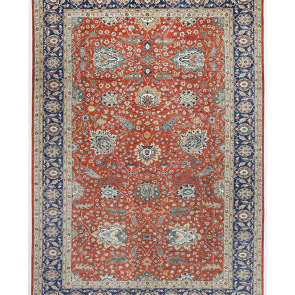 Hand Knotted Ziegler Wool Rug 11' 7" X 16' 11"