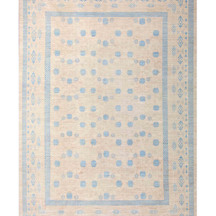 Hand Knotted Khotan Wool Rug 9' 8" X 14' 1"