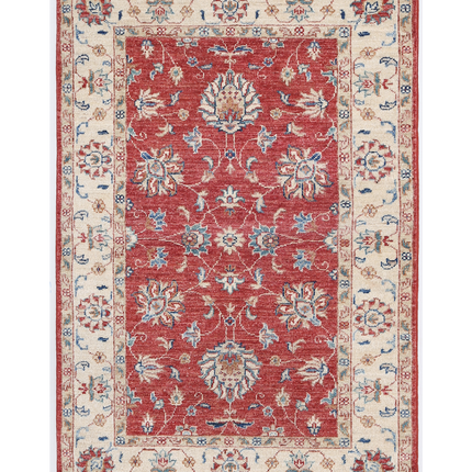Hand Knotted Ziegler Wool Rug 2' 9" X 4' 1"