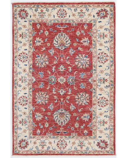 Hand Knotted Ziegler Wool Rug 2' 9" X 4' 1"