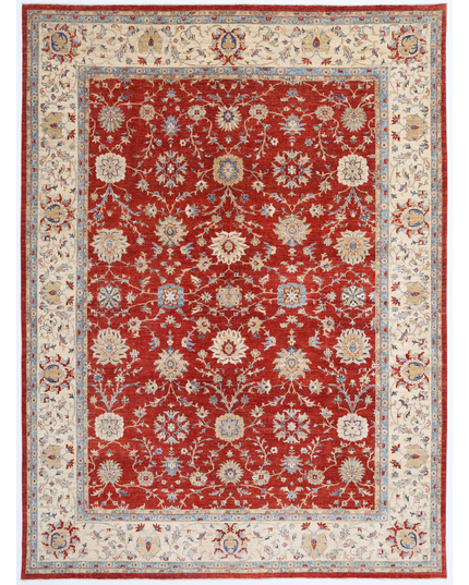 Hand Knotted Ziegler Wool Rug 10' 2" X 13' 8"