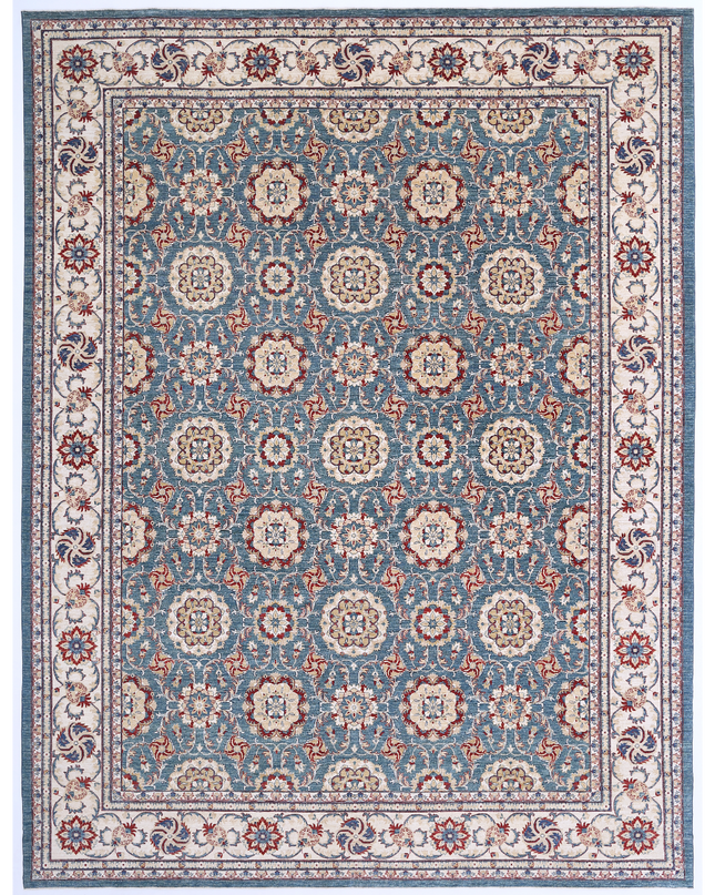 Hand Knotted Ziegler Wool Rug 13' 3" X 17' 2"