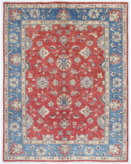 Hand Knotted Ziegler Wool Rug 4' 11" X 6' 3"