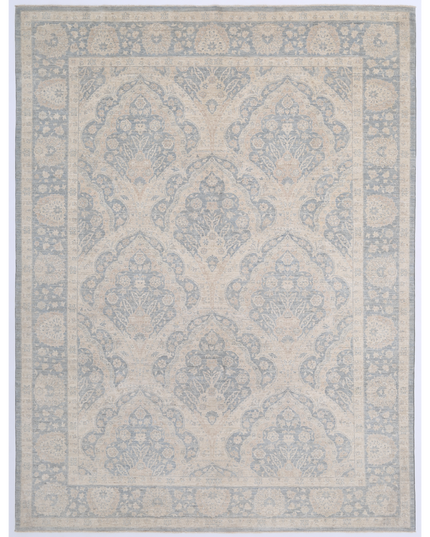Hand Knotted Serenity Wool Rug 8' 10" X 11' 8"