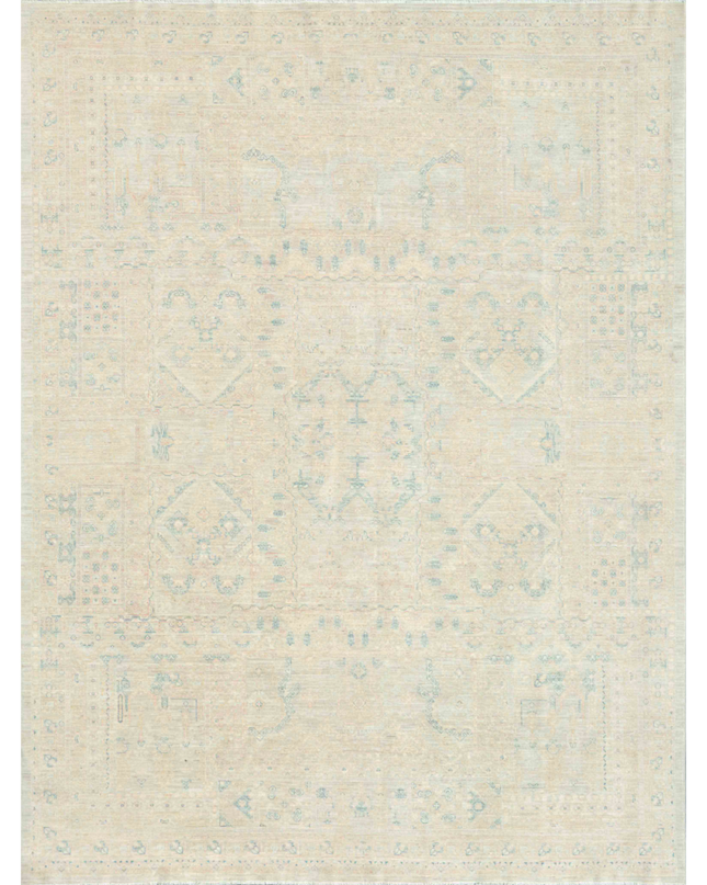 Hand Knotted Serenity Wool Rug 8' 10" X 11' 11"