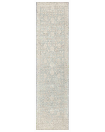 Hand Knotted Khotan Wool Rug 2' 8" X 10' 4"