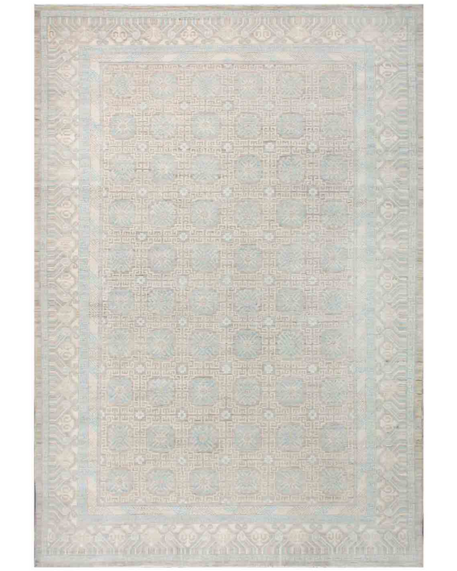 Hand Knotted Khotan Wool Rug 12' 0" X 17' 9"