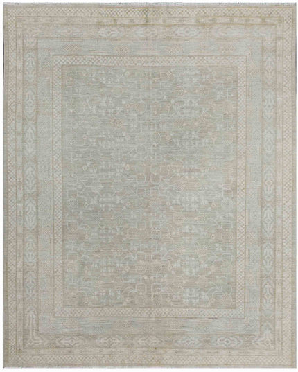 Hand Knotted Khotan Wool Rug 8' 0" X 10' 0"