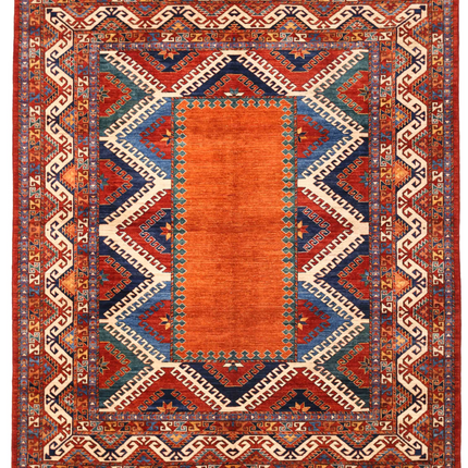 Hand Knotted Humna Wool Rug 8' 4" X 9' 10"