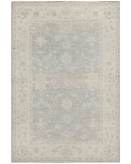 Hand Knotted Serenity Wool Rug 4' 0" X 5' 10"