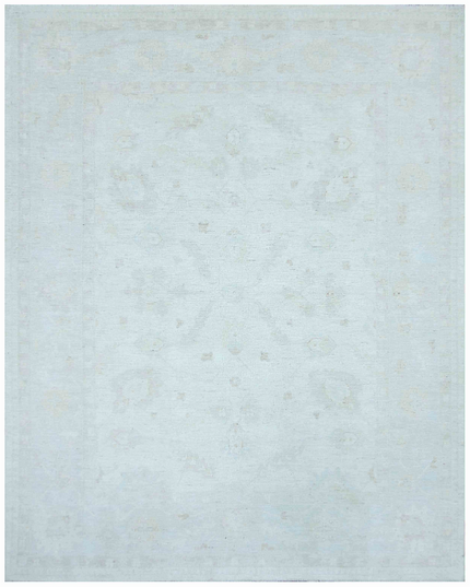Hand Knotted Oushak Wool Rug 11' 10" X 14' 10"