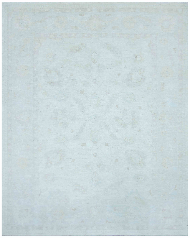 Hand Knotted Oushak Wool Rug 11' 10" X 14' 10"