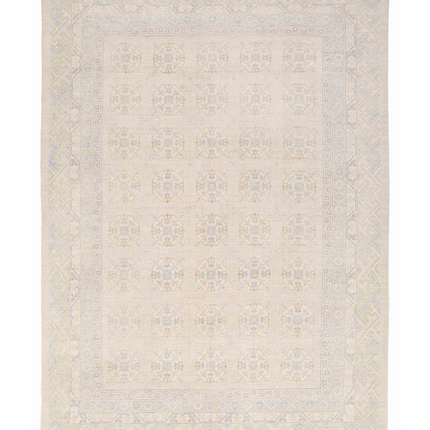 Hand Knotted Khotan Wool Rug 8' 11" X 12' 0"