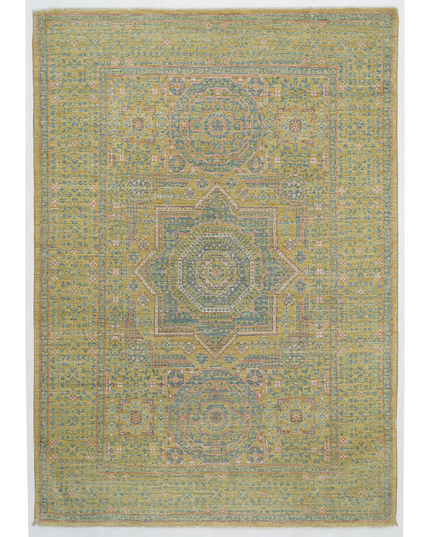 Hand Knotted Mamluk Wool Rug 4' 10" X 6' 10"