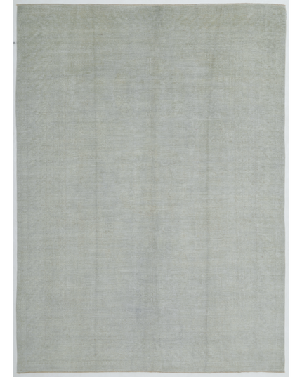 Hand Knotted Overdye Wool Rug 9' 0" X 12' 3"