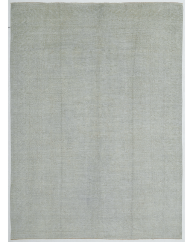 Hand Knotted Overdye Wool Rug 9' 0" X 12' 3"