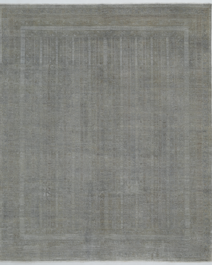 Hand Knotted Overdye Wool Rug 8' 1" X 9' 5"