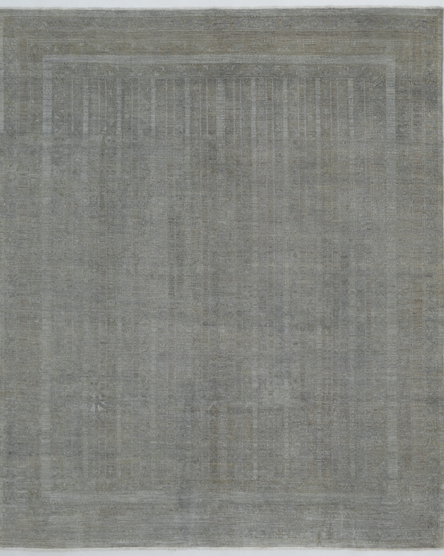 Hand Knotted Overdye Wool Rug 8' 1" X 9' 5"