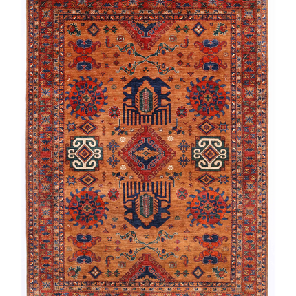 Hand Knotted Humna Wool Rug 8' 10" X 12' 7"