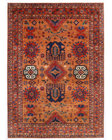 Hand Knotted Humna Wool Rug 8' 10" X 12' 7"