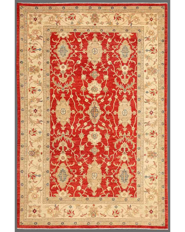 Hand Knotted Ziegler Wool Rug 5' 8" X 8' 6"