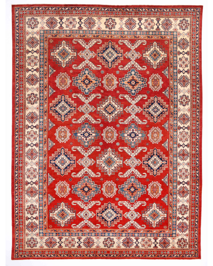 Hand Knotted Kazak Wool Rug 11' 10" X 15' 0"