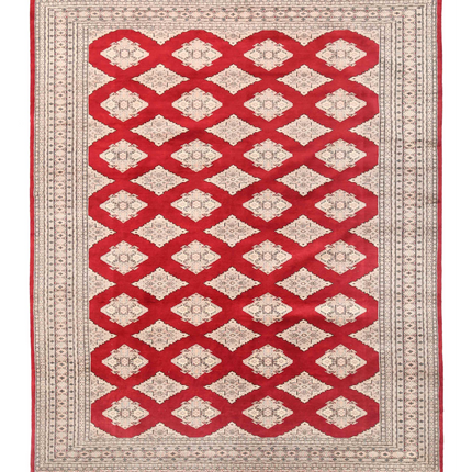 Hand Knotted Bokhara Wool Rug 7' 10" X 10' 0"