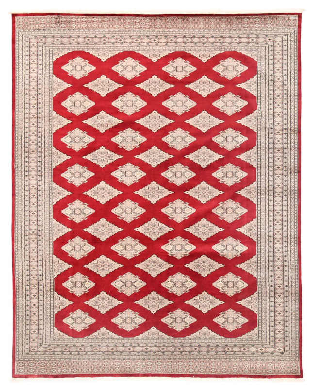 Hand Knotted Bokhara Wool Rug 7' 10" X 10' 0"
