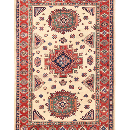 Hand Knotted Kazak Wool Rug 5' 10" X 8' 6"
