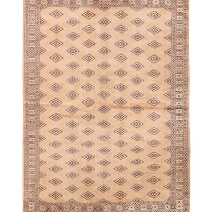 Hand Knotted Bokhara Wool Rug 5' 6" X 8' 0"