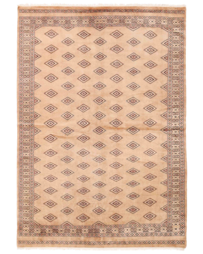 Hand Knotted Bokhara Wool Rug 5' 6" X 8' 0"
