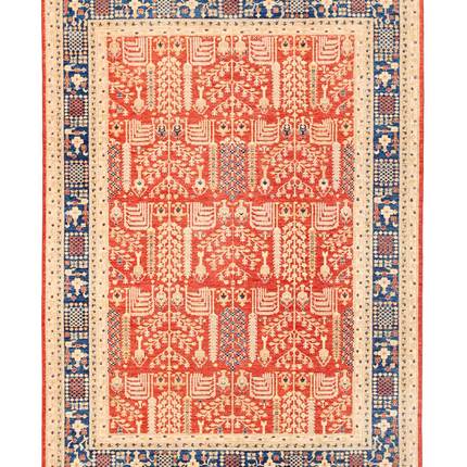 Hand Knotted Bakshaish Wool Rug 6' 2" X 8' 10"