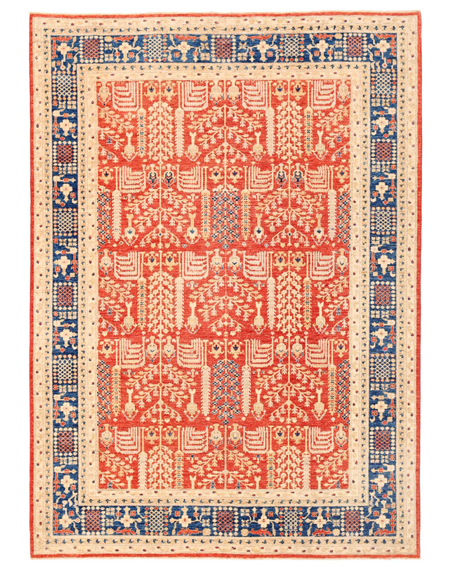 Hand Knotted Bakshaish Wool Rug 6' 2" X 8' 10"