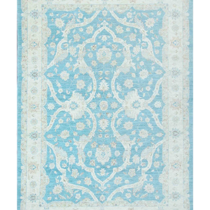 Hand Knotted Ziegler Wool Rug 5' 11" X 8' 7"