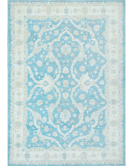 Hand Knotted Ziegler Wool Rug 5' 11" X 8' 7"