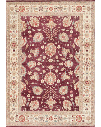 Hand Knotted Ziegler Wool Rug 8' 0" X 11' 2"