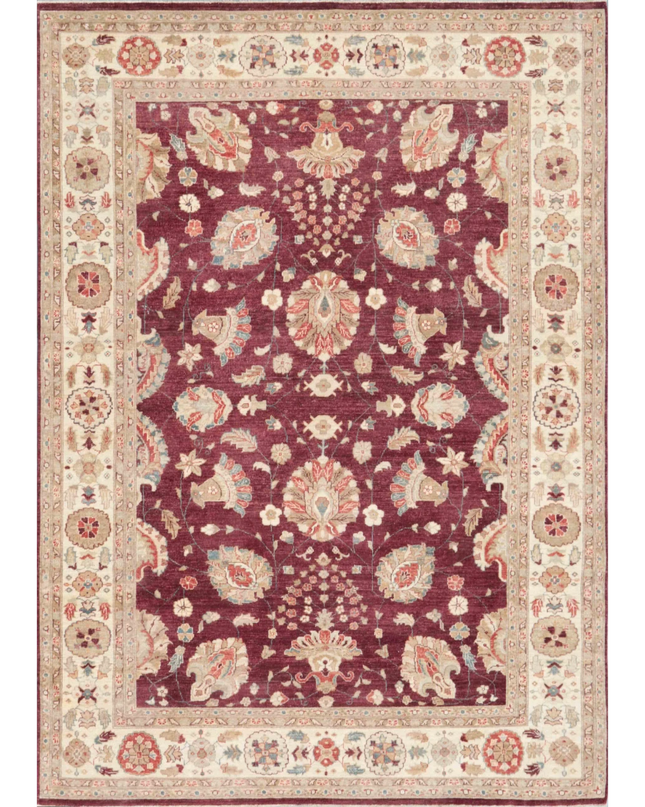 Hand Knotted Ziegler Wool Rug 8' 0" X 11' 2"