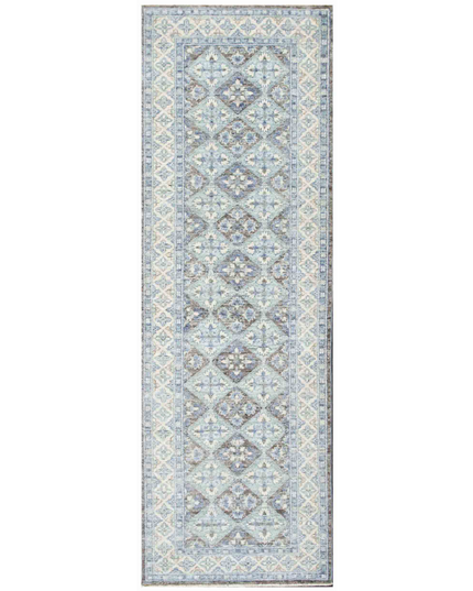 Hand Knotted Ziegler Wool Rug 2' 8" X 8' 1"