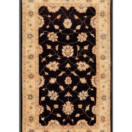 Hand Knotted Ziegler Wool Rug 3' 0" X 5' 0"