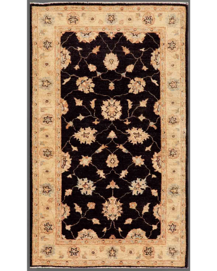 Hand Knotted Ziegler Wool Rug 3' 0" X 5' 0"