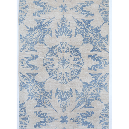Hand Knotted Artemix Wool Rug 4' 9" X 7' 9"