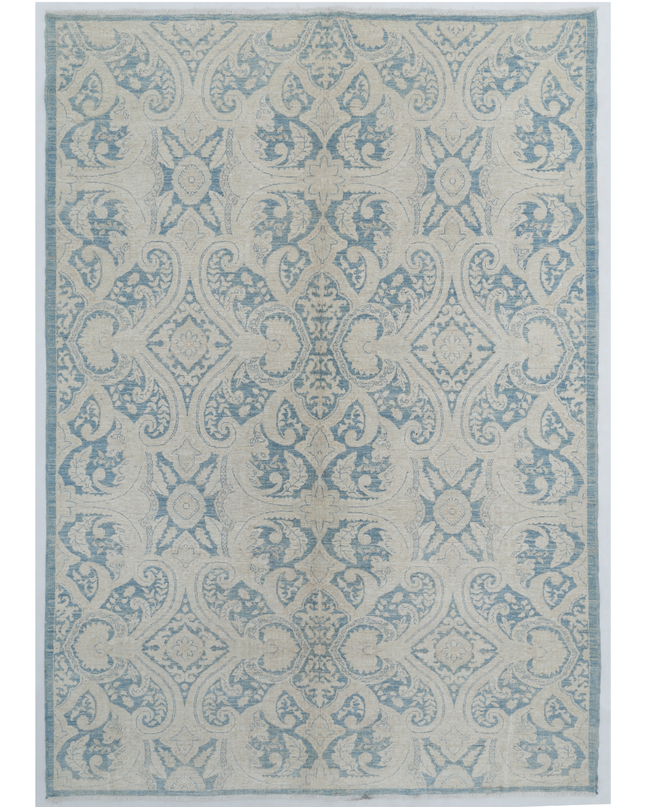 Hand Knotted Artemix Wool Rug 6' 2" X 8' 8"